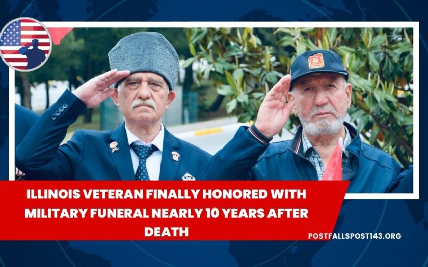 Illinois Veteran Finally Honored With Military Funeral Nearly 10 Years After Death