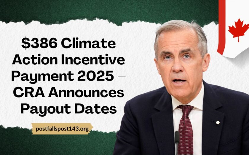 $386 Climate Action Incentive Payment 2025 – CRA Announces Payout Dates