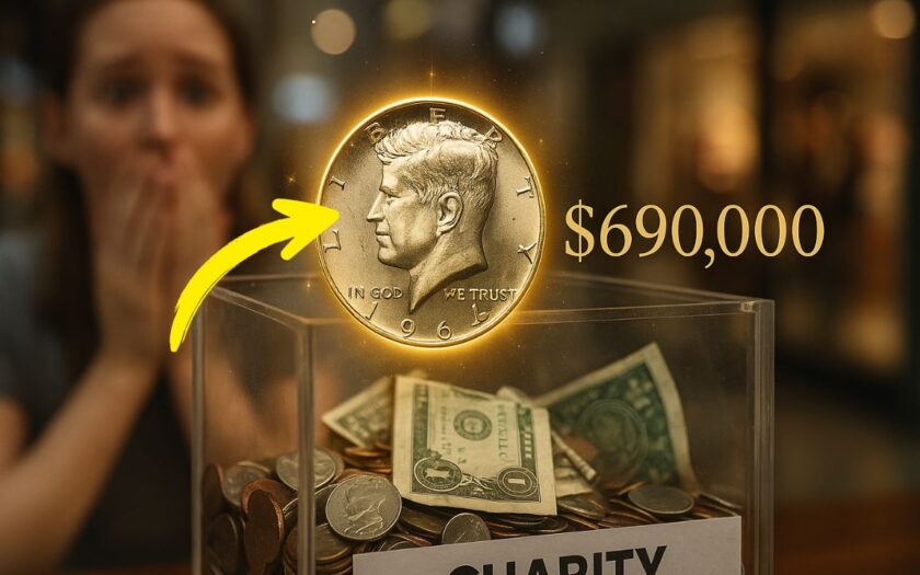 $690,000 Kennedy Half Dollar Found in Donation Box Due to Rare Mint Error