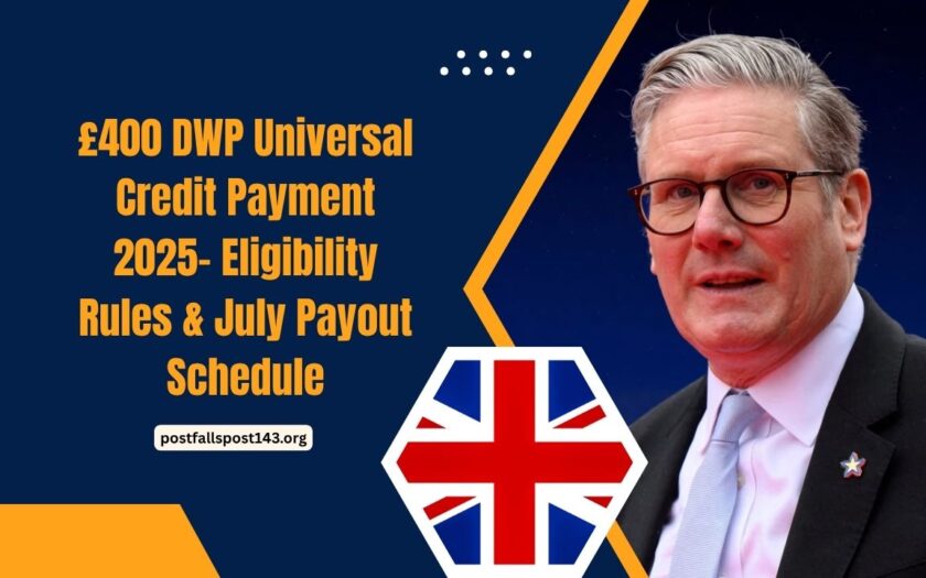 £400 DWP Universal Credit Payment 2025- Eligibility Rules & July Payout Schedule Revealed