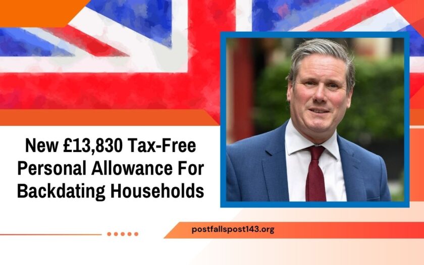 New £13,830 Tax-Free Personal Allowance For Backdating Households – See If You Qualify!